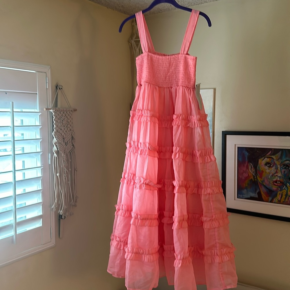 Dream Sister Jane midi ruffle dress - never worn with tags